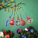 Double-side 5D Diamond Painting DIY Hanging Christmas Trees Pendant (GP010)