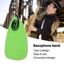 Portable Piccolo Flute Sax Saxphone Cleaning Cloth Instrument Part (Green)