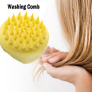 Fine Hair Foam Acupoint Therapy Comb with Handle Health Care Hair Washing B