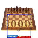 3 in 1 Chess Checkers Backgammon Set, Wooden Chess Pieces Board Game (3)