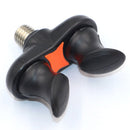 Fishing Rod Rest Butts Gripper Grips Pole Holder Stand Head Tools Black