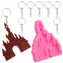 Pendant Shiny Clay Mold Silicone Mould Keychain Molds Candy Chocolate Mold