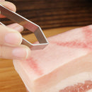 Seafood Plucking Pincer Puller Fish Bone Tweezer Meat Hair Remover Pliers Tongs