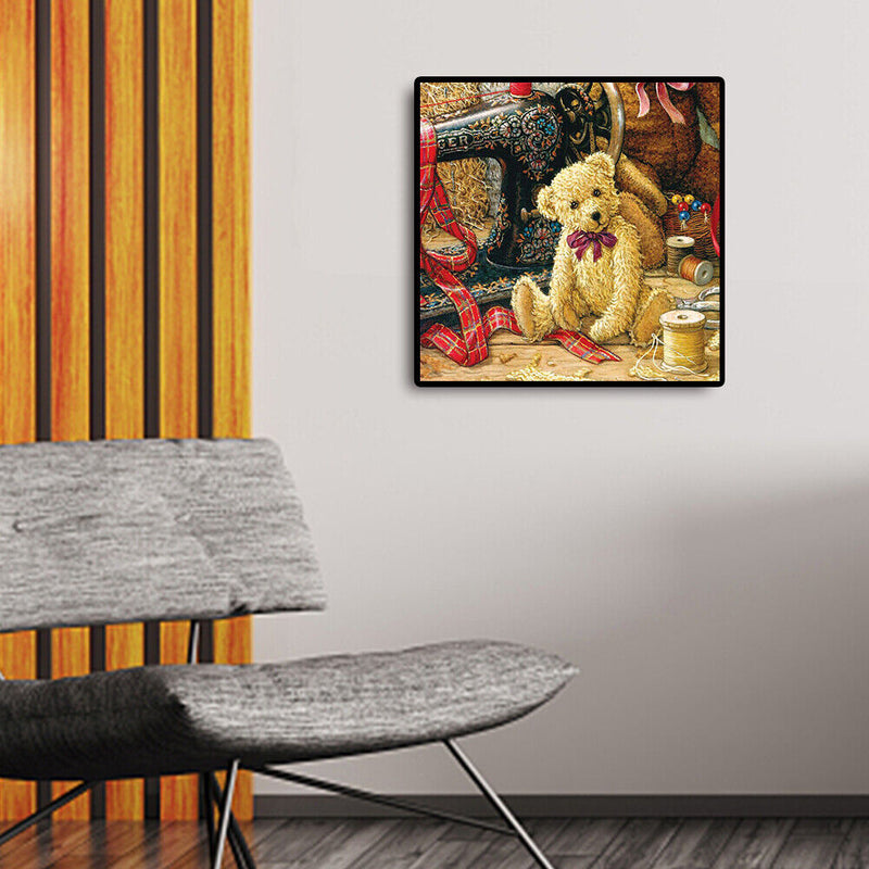 Bear Full Round Drill 5D Mosaic Diamond Painting Picture of Rhinestone Cartoon