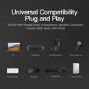 4 Port USB 3.0 Hub Super Speed 5Gbps Converter Cable Adapter for Laptop PC