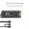 JEYI PWM Cooling Fan HUB Cooler Splitter Extension Adapter with 60cm Cable