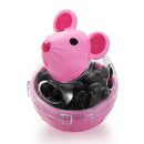 Container Cat Feeder Food Rolling Leakage Dispenser Mouse Shape Pet Feeder Bowl