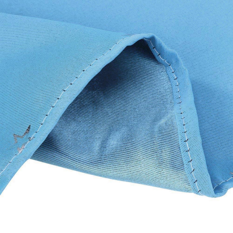 Stars Blackout Curtain Living Room Window Blind Shading Screen Drapes(Blue)