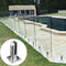Railing Clamp Glass Clip Floor Standing Stairs Balconys Pool Spigots-Balustrade.