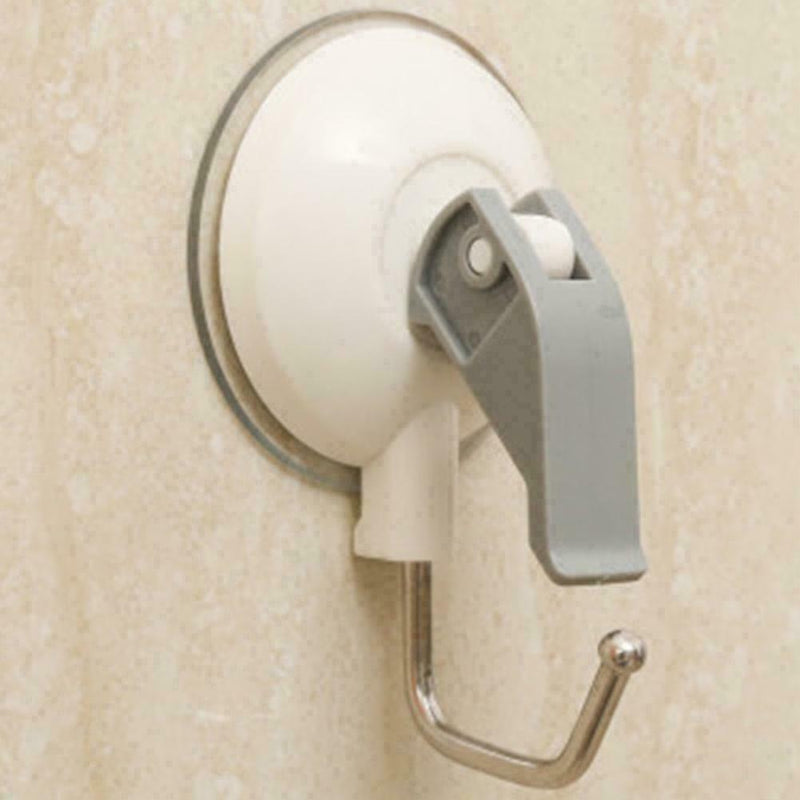 2X Heavy Duty Lever Suction Cup Hooks Bathroom/kitchen Holders Sucker 2KG best