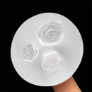 Decor Pendant Accessories Crystal Glue Silicone Rose Flowers Mold Clay Moulds