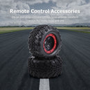AUSTAR 2pcs 155mm Beadlock Wheel Rims Tires Sets for 1/8 RC Monster Truck