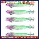 5pcs 9g/10cm Luminous Double-Layer Squid Hooks Artificial Shrimp Lure (1)