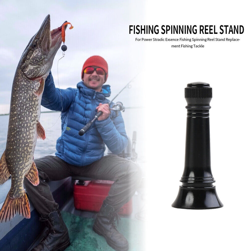 Fishing Spinning Reel Stand for Power Stradic Exsence Fishing Tool (Black) Newly
