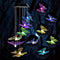 LED Solar Wind Chime Butterfly Light Color Changing IP65 Hanging Lamp (C) Newly