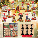 6pcs Dog Pendant Christmas Decorations Xmas Tree Pendant DIY Crafts Random