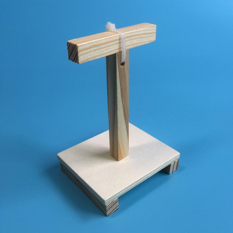 DIY Wood Rotating Solar Fan Experiments Assembling Educational Toys Gifts