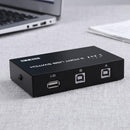 1A 2B 2 Ports USB 2.0 Sharing Switch Box for 2 Computers to Share 1 Printer