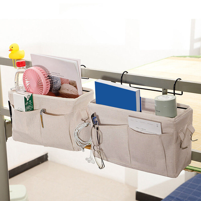 Caddy Hanging Organizer Bedside Storage Hanging Bag for Bunk Dorm Hospital Be