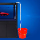 Manual Fish Tank Water Changer Cleaning Gravel Fecal Aquarium Siphon Pipe Newly