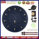 8 inch 11 Tune Notes Hand Pan Tank Drum Tongue Drum with Drumsticks for Begin