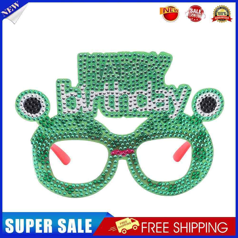 #A DIY Diamond Painting Glasses Props Carnival Birthday Wedding Decoration