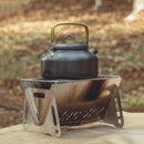 Stainless Steel Portable Folding BBQ Grill Stove Outdoor Heater Heating Burning