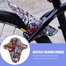 Bicycle Front Rear Wheel Wings Fender Plastic Mountain Bike Fixed Gear Mudg