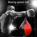 Boxing Speed Ball Training Inflatable Punching Pear-Shaped Bag (Black+Red) Newly