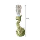 Octopus Wall Light Monster Tentacle Lamp Holder Bulb Light Decor (Green) Newly