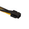 PCI-E 6-Pin Female to Dual 8-Pin (6+2-Pin) Male Graphics Card Power Cable