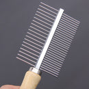 Stainless Steel Pet Dog Cat Hair Fur Double-sided Brush Comb Grooming Newly