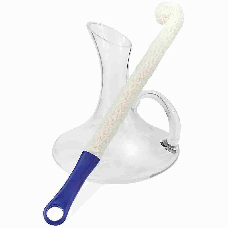 Foam Wine Bottle Brush Decanter Stemware Glasses Dust Flexible Brush P5O1