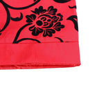 Chameleon Flocking Tablecloth Home Runners Dinner Table Flag Cover(Red)