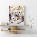 5D DIY Diamond Painting Cross Stitch Hugging Cat Embroidery Craft Needlework Set
