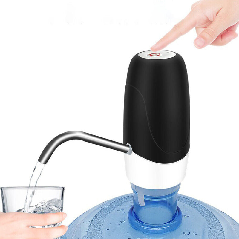 Water Bottle Pump Mini Barreled Water Electric Pump USB Water Dispenser (B)