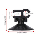 Cord Buckle Line Holder Clamps Dual-card Clips Suction Cups Aquarium Sucker