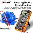 ANENG Digital Multimeter LCD Backlight DC AC Voltage Capacitance Tester Meter