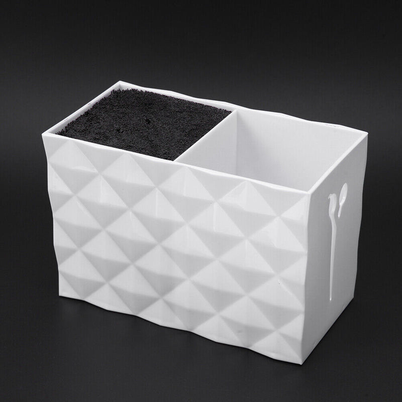 Hairdressing Scissors Stand Storage Box Salon Hair Clips Comb Clamps Organizer