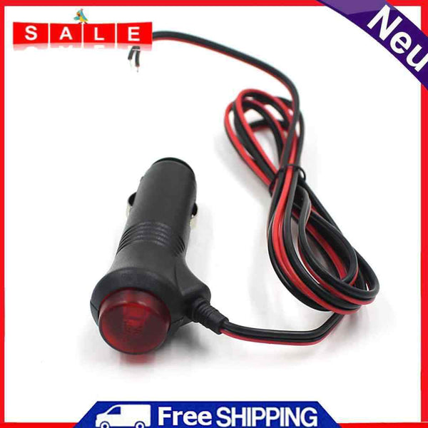Universal Motorcycle Cigarette Lighter Male Adapter Switch 12 24V Car Cigar