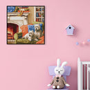 Full Embroidery Printed Warm Home DIY Cross Stitch Kits 14CT Needlework Gift