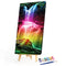 Zero Basis Paint by Number Kit Drawing HandPainted Oil Paint Colorful Waterfall
