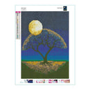 5D DIY Full Drill Diamond Painting Moon Cross Stitch Embroidery Mosaic Kit