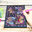 DIY Butterfly Special Shaped Diamond Painting 50 Pages A5 Office Sketchbook Gift