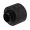 G1/4 External Thread Connector for 10x16mm PC Water Cooling System(Black) Newly
