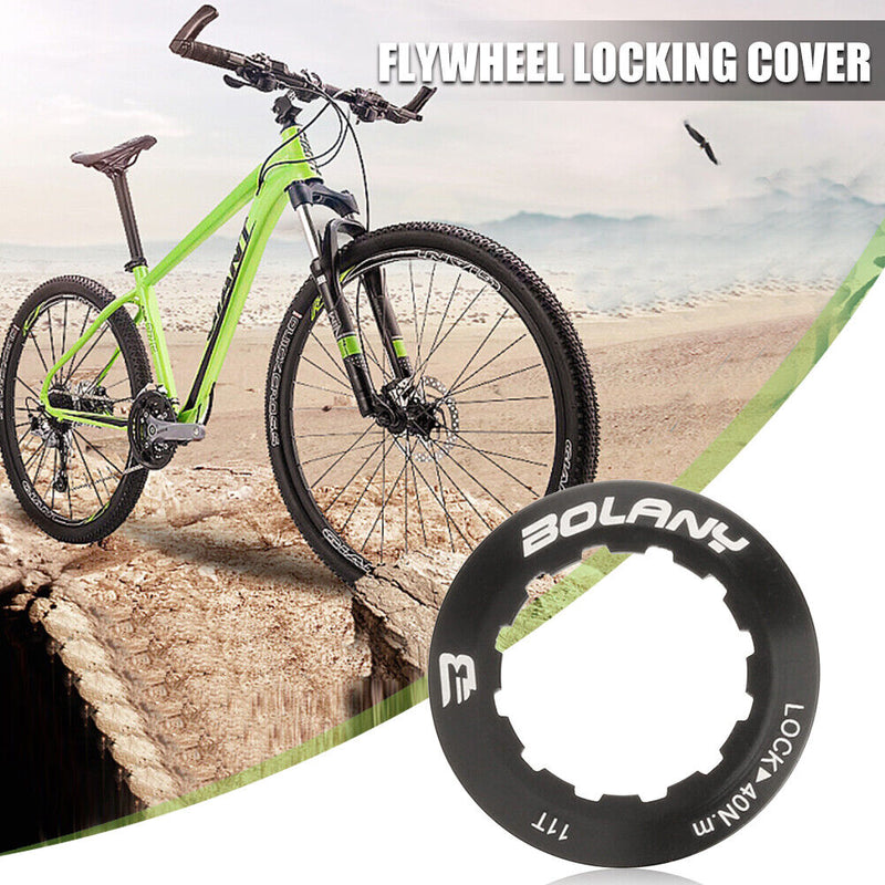 BOLANY 7075 Aluminum Alloy MTB Bike Flywheel Lock Covers Cassette Locking Rin