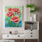 Flower Oil Paint By Numbers Kit DIY Home Decoration Gift Wall Art Picture Cra