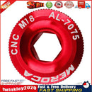 Mountain Bike Tooth Plate Crank Screw Cap Crankset Crank Cover (Red M18) Newly