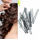 45pcs Hair Waved U-shaped Bobby Pin Barrette Salon Hairpins Grip 6CM Clip F2U3