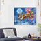 Santa Oil Paint By Numbers Kits Canvas DIY Picture Hand Painted Wall Art Cr